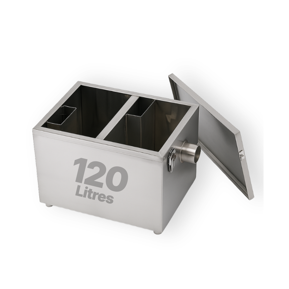 Bac à graisse inox 120L