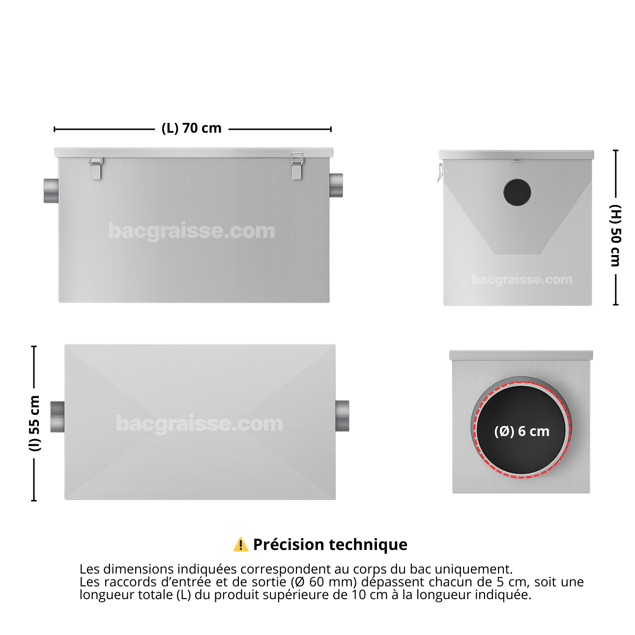 {{Product title}} - Séparateur de Graisse pour Restaurant Sous Plonge - Cuisine Pro - {{Shop name}}