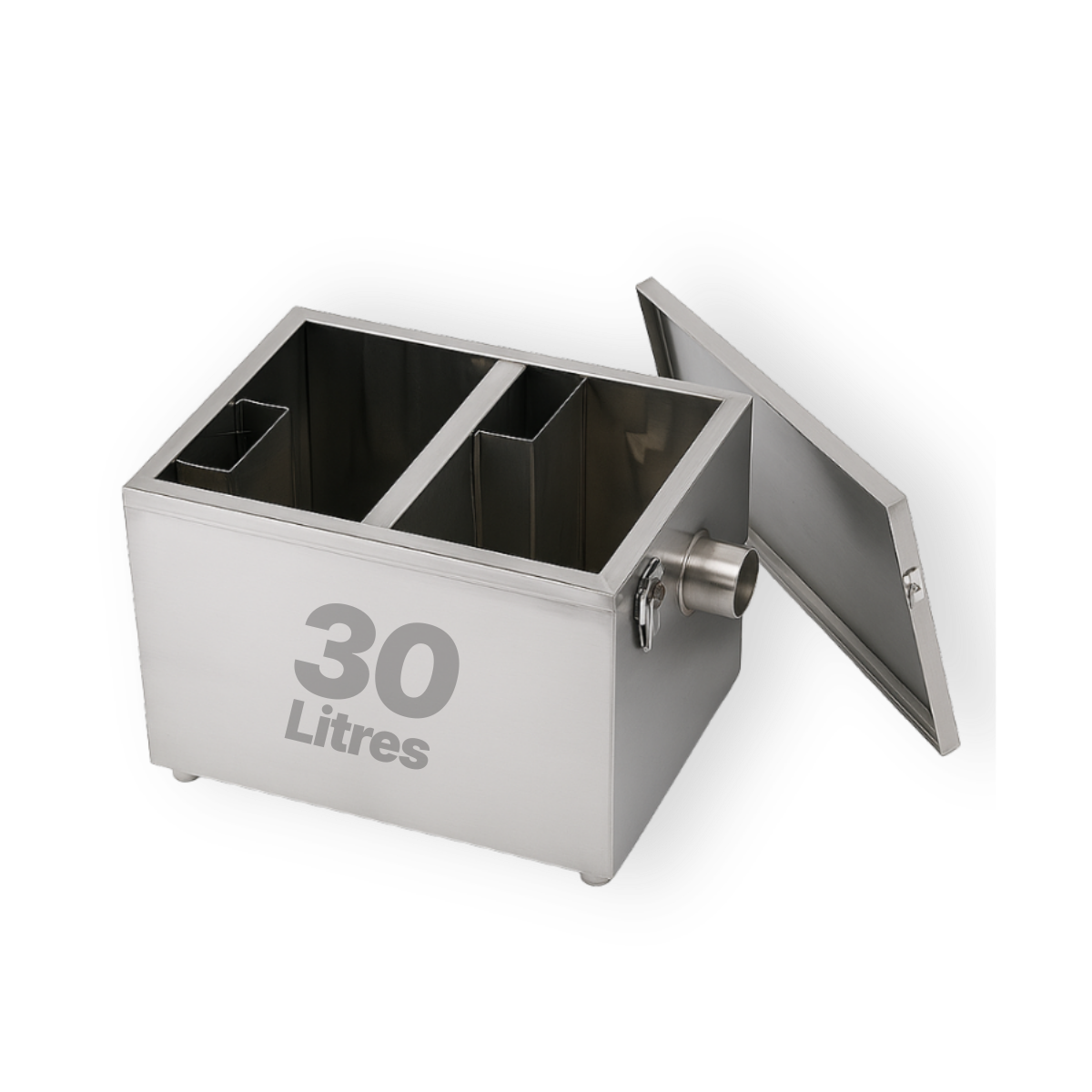 Bac à graisse inox 30L