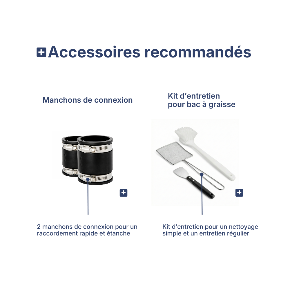 bac à graisse - Accessoires recommandés