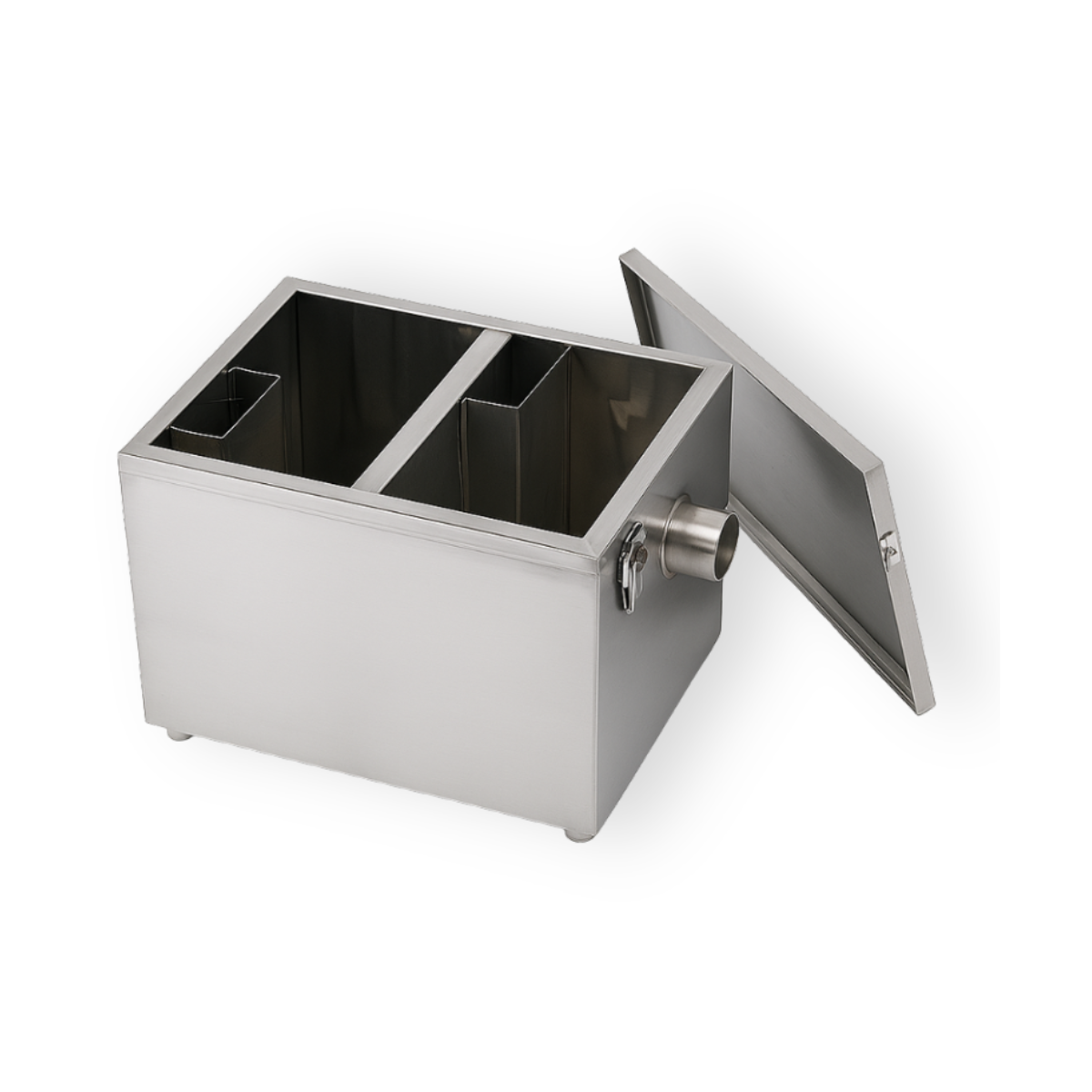 Bac à graisse inox 120 L – Pour 140 à 220 couverts