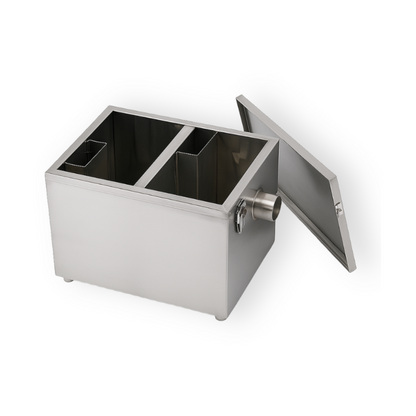 Bac à graisse inox 120 L – Pour 140 à 220 couverts