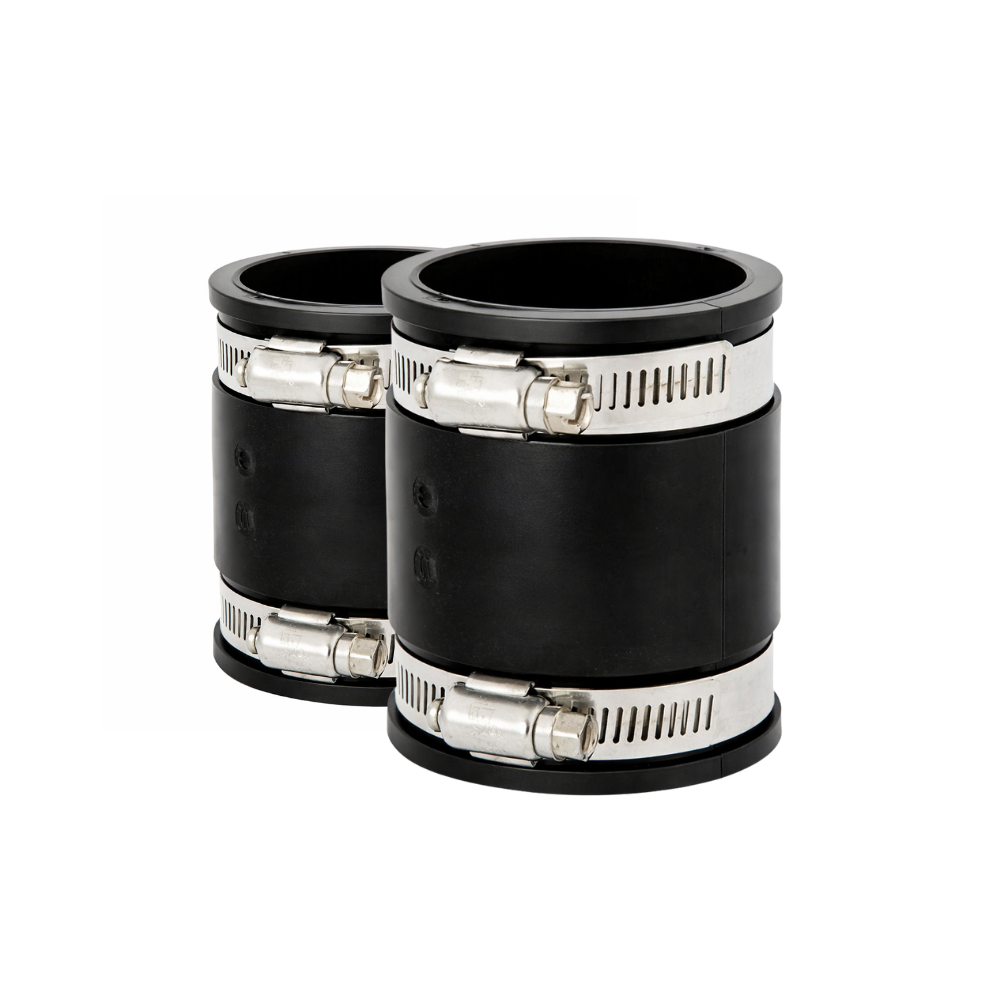 Lot deux manchons étanches EPDM 50 mm raccordement bac graisse